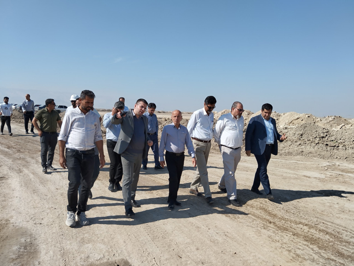 بازدید مهندس موسی موسوی از پروژه پتروشیمی سیگلو