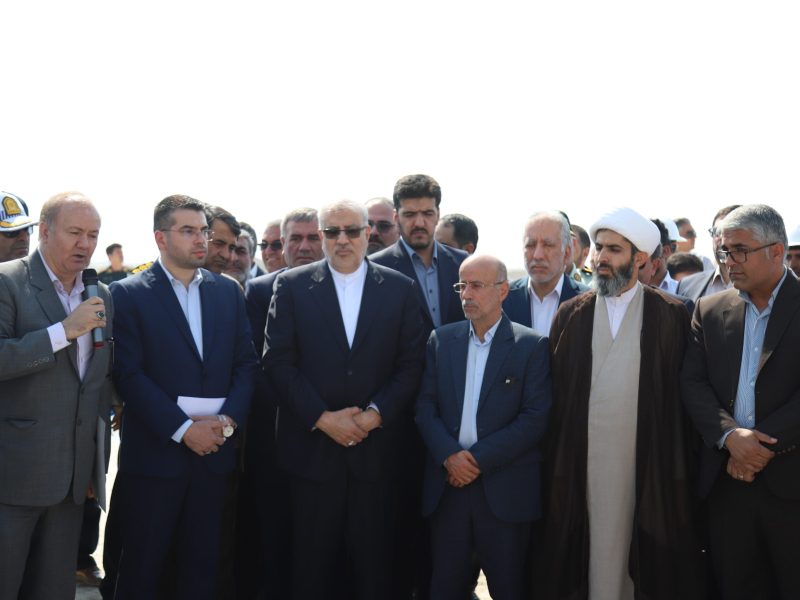 مراسم کلنگ زنی مجتمع پتروشیمی سیگلو-وزیر نفت